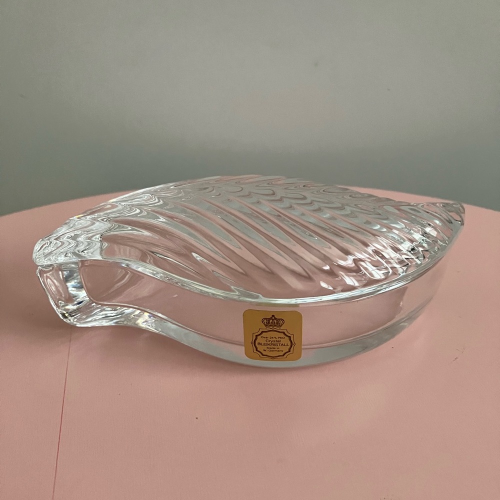 Bleikristall Trinket Dish w/lid